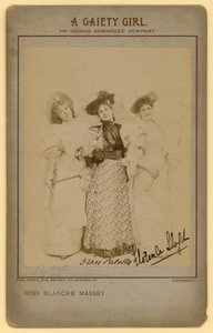 Une fille de Gaiety - Miss Blanche Massey, Grace Palotta, Florence Lloyd - English Photographer