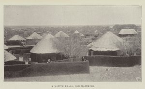 Un kraal indigène, vieux Mafeking - English Photographer