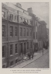 Vue rapprochée de la maison de Nell Gwyn, Windsor - English Photographer