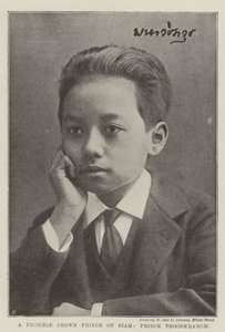 Un possible prince héritier de Siam, le prince Thoonkramom - English Photographer