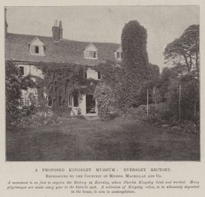Un musée Kingsley proposé, Eversley Rectory