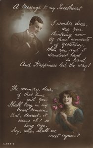 Un message à mon bien-aimé - English Photographer