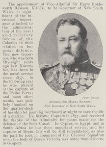 Amiral Sir Harry Rawson, nouveau gouverneur de la Nouvelle-Galles du Sud - English Photographer