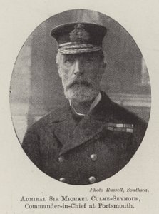 Amiral Sir Michael Culme-Seymour, commandant en chef à Portsmouth