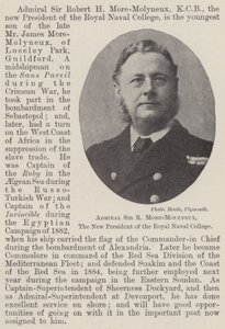 Amiral Sir R More-Molyneux, le nouveau président du Collège naval royal - English Photographer