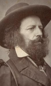 Alfred Lord Tennyson, poète, portrait - English Photographer