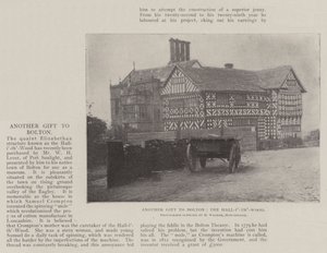 Un autre cadeau à Bolton, le Hall-i-th-Wood