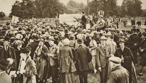 Réunion anti-guerre à Hyde Park - English Photographer