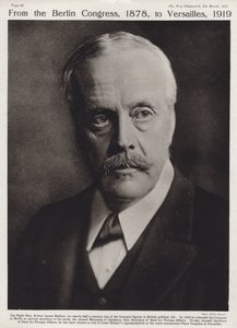Arthur Balfour, homme politique conservateur britannique et Premier ministre (photo n/b) - English Photographer