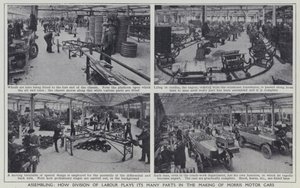 Assemblage, comment la division du travail joue ses nombreux rôles dans la fabrication des voitures Morris - English Photographer