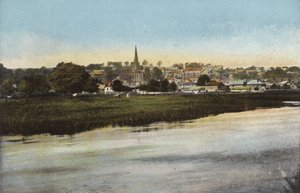 Bakewell, Vue Générale depuis la Rivière - English Photographer