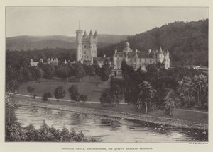Château de Balmoral, Aberdeenshire, résidence de la reine en Écosse