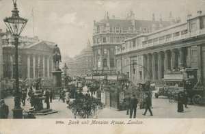 Banque et Mansion House, Londres - English Photographer