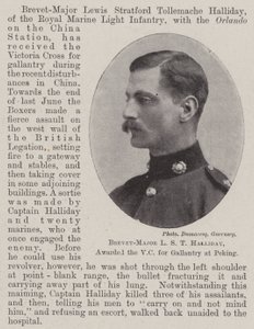Brevet-Major L S T Halliday, décoré de la VC pour Bravoure à Pékin - English Photographer