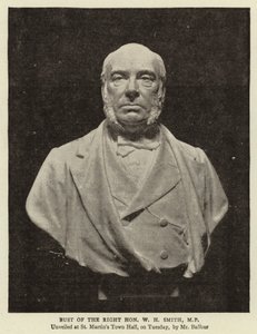 Buste du très honorable W H Smith, MP