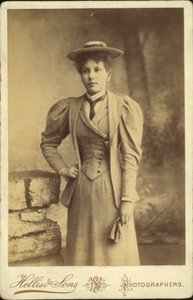 Carte de cabinet, portrait d