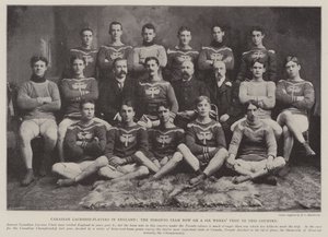 Joueurs de crosse canadiens en Angleterre, l