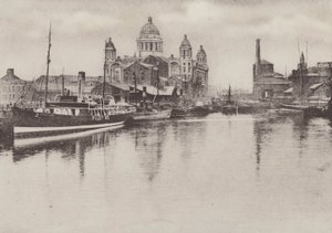 Canning Dock, Liverpool (photo n/b) - English Photographer