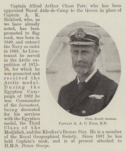 Capitaine A A C Parr, RN - English Photographer