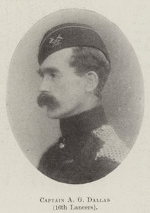 Capitaine A G Dallas, 16e Lanciers - English Photographer