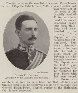 Capitaine FitzClarence, récompensé par la VC pour bravoure près de Mafeking - English Photographer