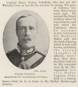 Capitaine Schofield, décoré de la VC pour bravoure à Colenso - English Photographer