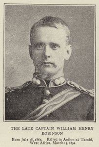 Capitaine William Henry Robinson
