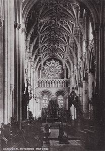Intérieur de la cathédrale, Oxford - English Photographer