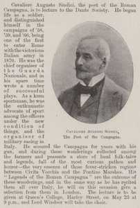 Cavaliere Augusto Sindici, le poète de la Campagna - English Photographer