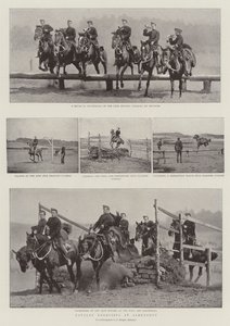 Exercices de cavalerie à Aldershot