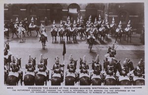 Changement de la garde, Horse Guards, Whitehall, Londres - English Photographer