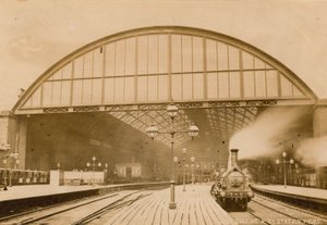 Gare de Charing Cross, Londres; photographie, 1874 - English Photographer