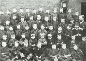 École de Chaucer Street: groupe de garçons, 1895