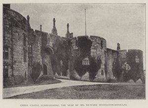 Château de Chirk, Denbighshire, résidence de M. Richard Myddleton-Biddulph