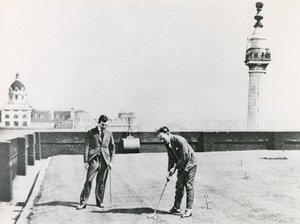 Golfeurs de la ville vus depuis le Monument - English Photographer