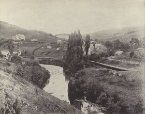 Clarendon, montrant la piste des tuyaux, approvisionnement en eau d