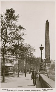 Aiguille de Cléopâtre, Thames Embankment, Londres - English Photographer