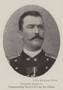 Colonel Garioni, commandant des troupes italiennes pour la Chine - English Photographer
