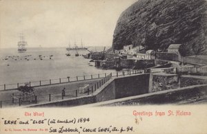 Navires coolies Erne et Elbe, Sainte-Hélène - English Photographer