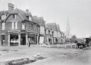 Coin de Chase Side et Chase Green Avenue, c.1890 (photo n/b) - English Photographer