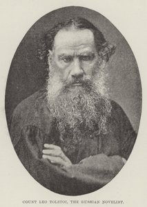 Le comte Léon Tolstoï, le romancier russe - English Photographer