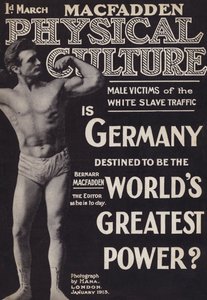 Couverture du magazine Physical Culture, janvier 1913 - English Photographer