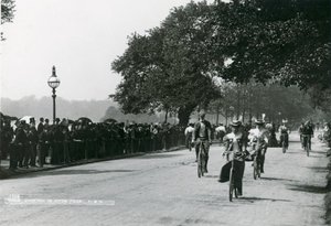 Cyclisme à Hyde Park, vers 1895 - English Photographer