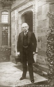 David Lloyd George, politicien libéral gallois (photo n/b) - English Photographer
