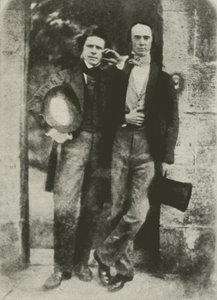 David Octavius Hill (à gauche) et W B Johnstone, directeur de la Galerie nationale écossaise - English Photographer