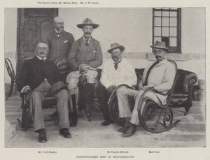 Hommes distingués au Matabililand - English Photographer