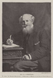 Dr F J Furnivall, à qui An English Miscellany est dédié en l