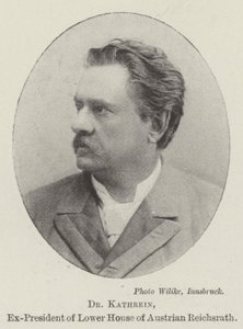 Dr Kathrein, ex-président de la chambre basse du Reichsrath autrichien - English Photographer