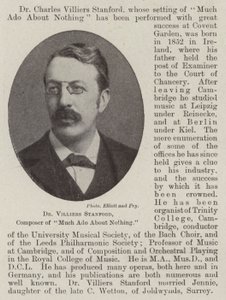 Dr Villiers Stanford, compositeur de Beaucoup de bruit pour rien - English Photographer