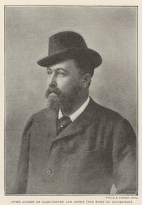 Duc Alfred de Saxe-Cobourg et Gotha, le duc d